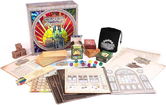 Настолна игра Sagrada Artisans за 2-4 играчи 13+ години (EN) Floodgate Games