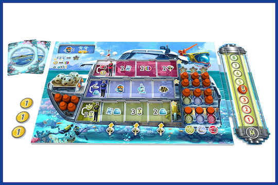 Board Game Reef Project for 1-4 Players 14+ Years Old (EN) Board & Dice