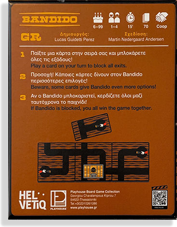 Επιτραπέζιο Παιχνίδι Bandido για 1-4 Παίκτες 6+ Ετών Playhouse