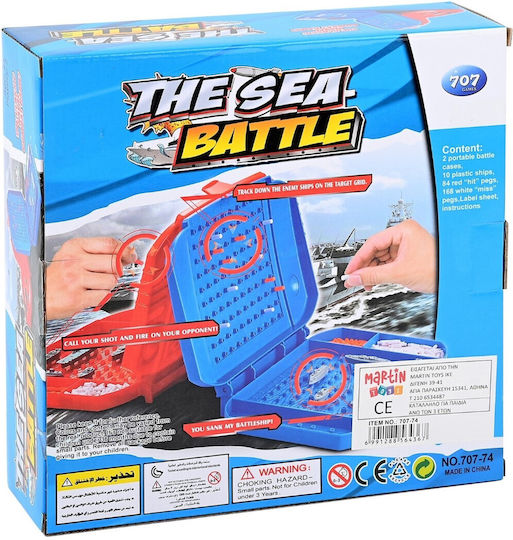 Board Game Παιχνίδι Ναυμαχία for 2 Players 11+ Years Old (EN) Martin Toys