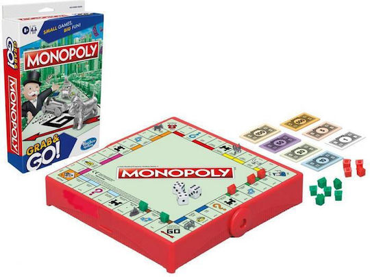 Brettspiel Monopoly Grab & Go für 2-4 Spieler 8+ Jahre (EN) Hasbro