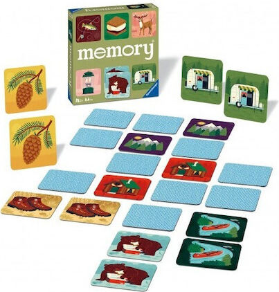 Board Game Great Outdoors Memory for 1+ Players 4+ Years Old (EN) Ravensburger