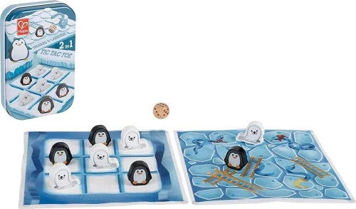 Настолна игра Tic Tac Toe Snakes & Ladders за 2+ играчи 3+ години (EN) Hape