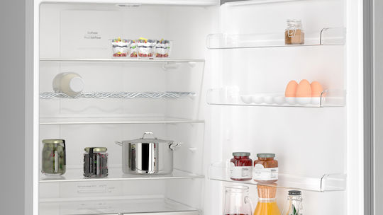 Pitsos Ψυγειοκαταψύκτης 508lt Total NoFrost Υ193xΠ70xΒ80εκ. Inox PKNB56XLEP