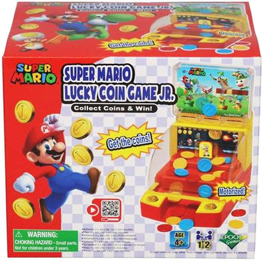 Board Game Super Mario Lucky Coin Game for 1-2 Players 4+ Years Old (EN) Epoch Toys
