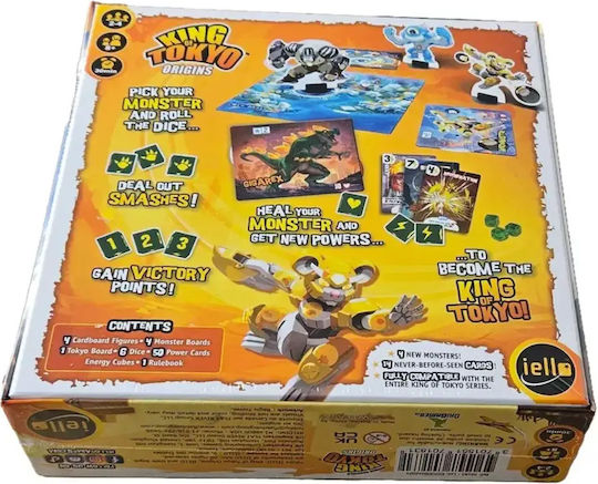 Board Game King of Tokyo: Origins for 2-4 Players 5+ Years Old (EN) Iello