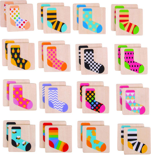 Joc de Societate Sock Memo pentru 1+ Jucători 2+ Ani (EN) Big Jigs