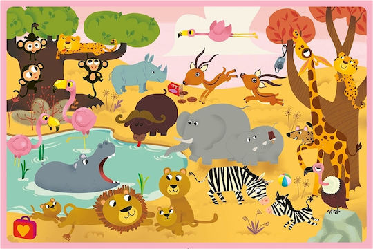 Επιτραπέζιο Παιχνίδι Cherche et Trouve-Les Animaux du Monde για 2-6 Παίκτες 3+ Ετών (FR) Auzou
