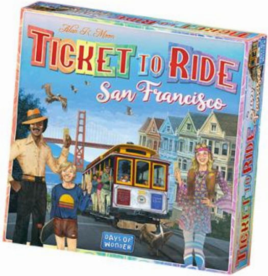 Επιτραπέζιο Παιχνίδι Ticket to Ride - San Francisco για 2-4 Παίκτες 8+ Ετών (EN) Days of Wonder