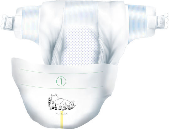Moomin Πάνες με Αυτοκόλλητο No. 1 για 2-5kg 25τμχ