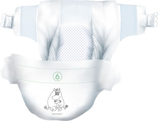 Moomin Baby Πάνες με Αυτοκόλλητο No. 6 για 12-24kg 34τμχ