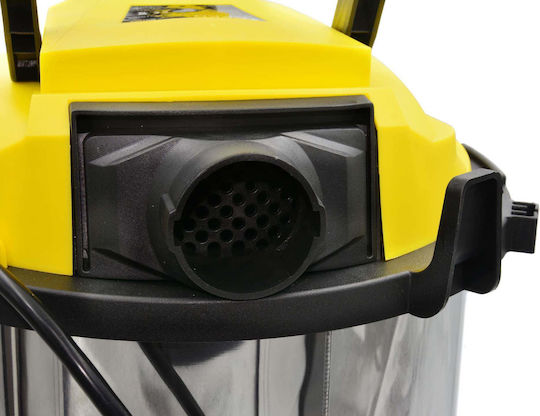 Geko Aspirator Lichide / Solide 1800W cu Inoxidabil Recipient 25lt