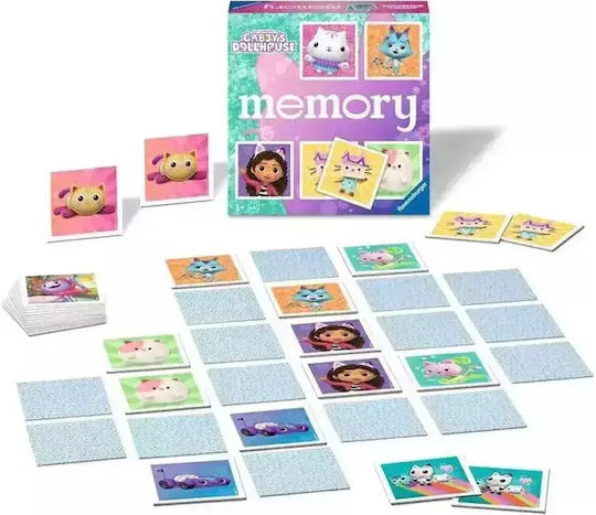 Επιτραπέζιο Παιχνίδι Memory Το Κουκλόσπιτο Της Γκάμπι για 1+ Παίκτες 3+ Ετών (EN) Ravensburger