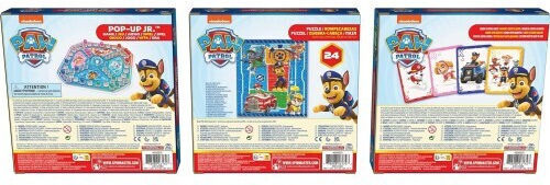 Επιτραπέζιο Παιχνίδι Paw Patrol 3-game Bundle για 4-6 Παίκτες 4+ Ετών (EN) Spin Master