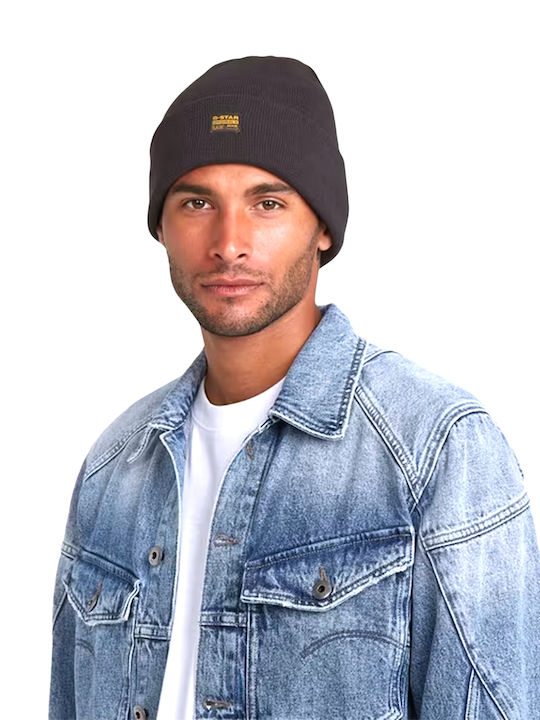 Effo Beanie Ανδρικός Σκούφος Πλεκτός σε Μαύρο χρώμα