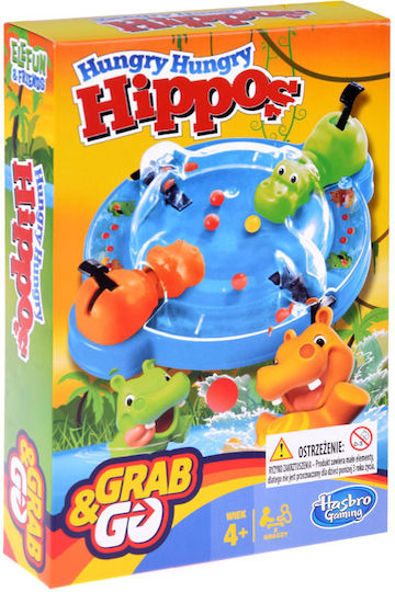 Настолна игра Hungry Hippos за 2-4 играчи 4+ години (EN) Iso Trade