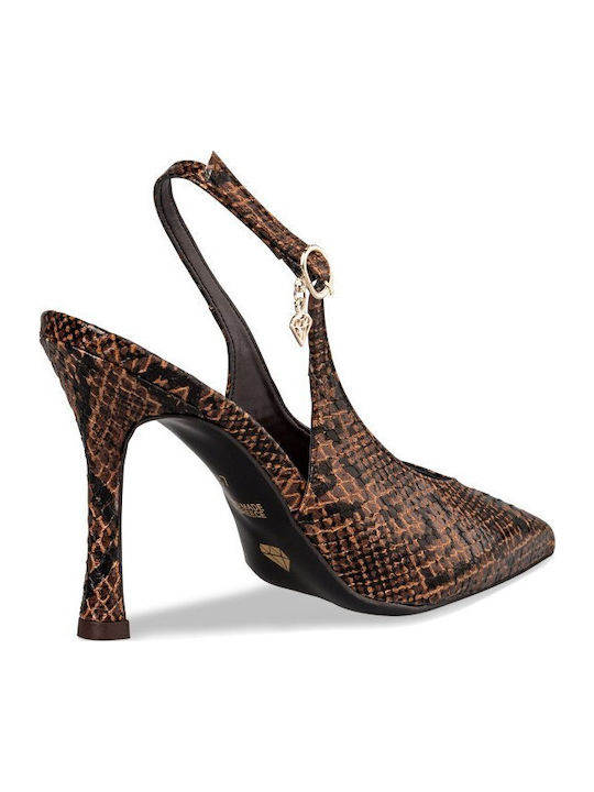 Pointed Toe Brown Heels