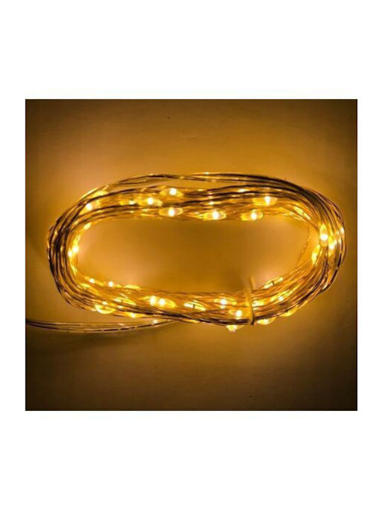 200 Λαμπάκια LED 14.9μ. Θερμό Λευκό σε Σειρά