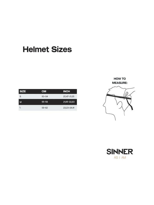 Sinner Men's Helmet for Ski & Snowboard White