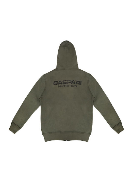 Sweatshirt with Hood Khaki