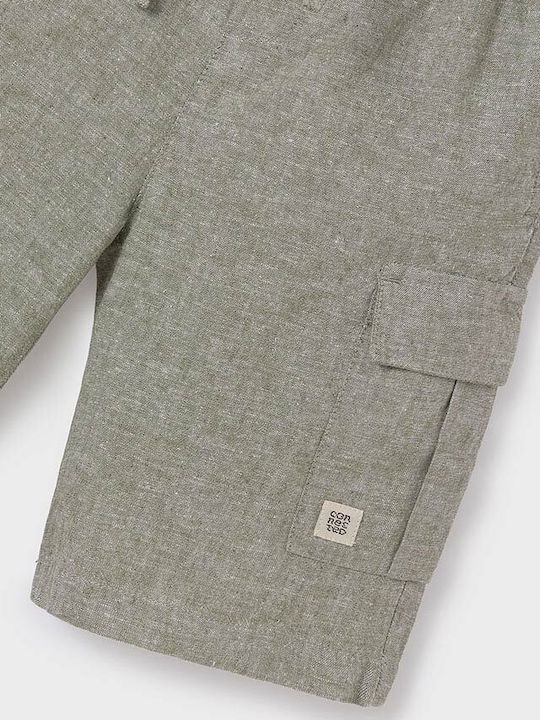 Șort/Salopetă Copii din Material Textil Haki