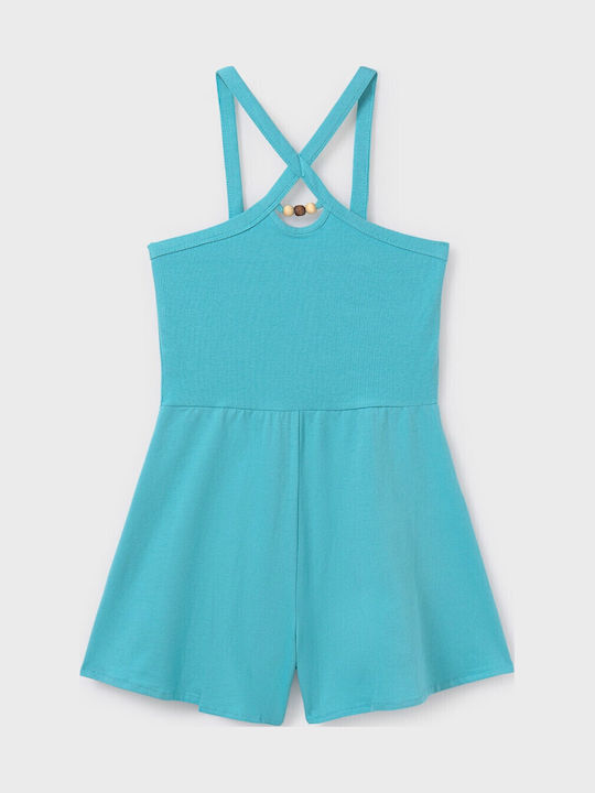 Kinderstoff-Overall-Shorts/Bermudas Agata Blau