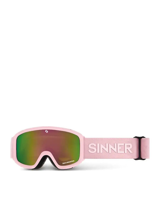Sinner Duck Μάσκα Σκι & Snowboard Παιδική με Φακό Καθρέπτη
