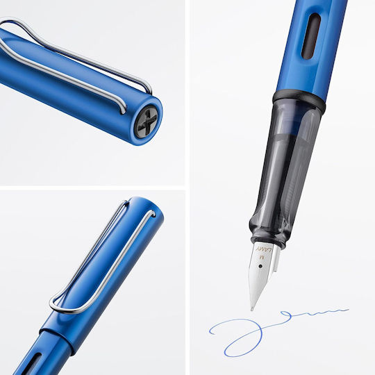 Lamy Πένα Γραφής Fine Μπλε από Αλουμίνιο με Μπλε Μελάνι