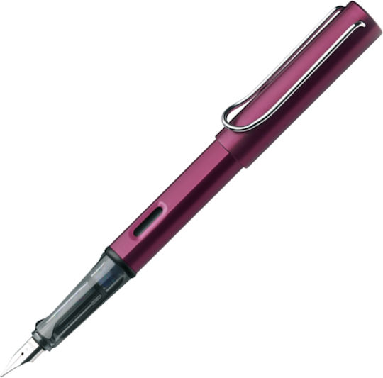 Lamy AL-star Πένα Γραφής Fine Μωβ από Αλουμίνιο με Μπλε Μελάνι