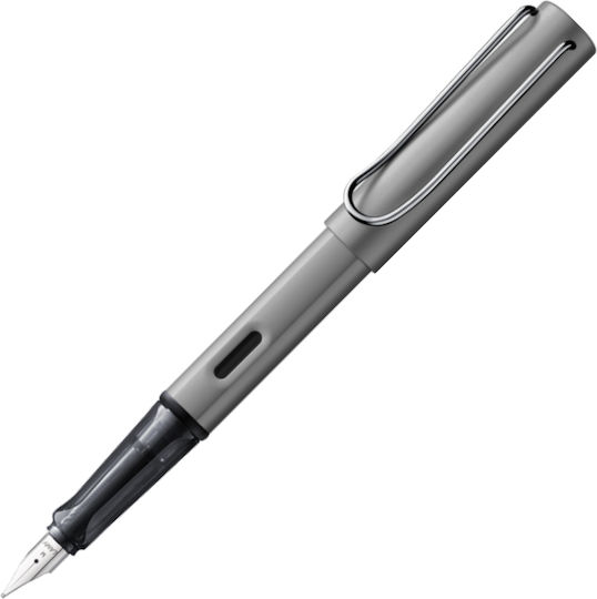 Lamy Писалка Fine Сива от Алуминий с Червено Мастило