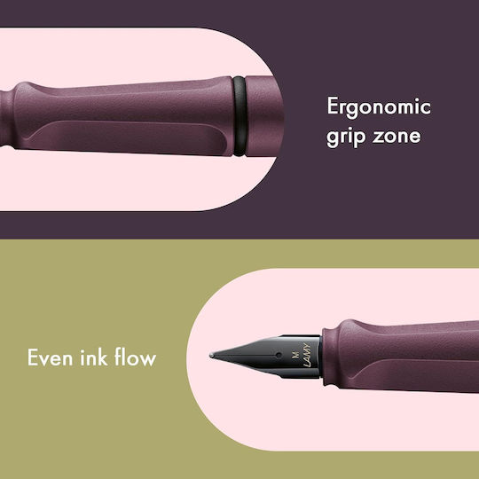 Lamy Safari Writing Pen Fine Black made of Plastic with Blue Ink