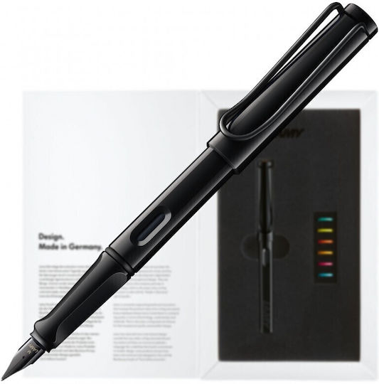 Lamy Safari Подредба Писалка Medium от Пластмаса с Черно Мастило