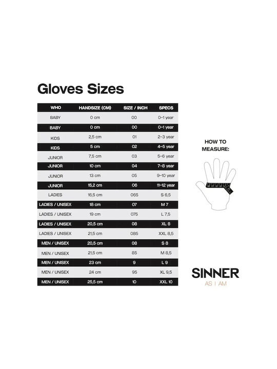 Sinner Phoenix Kids Ski & Snowboard Gloves Black