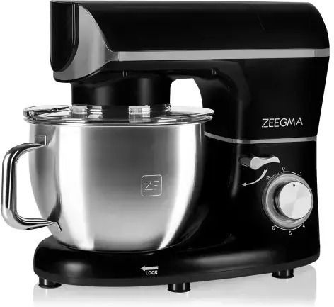 Zeegma Stand Mixer 1900W with Stainless Mixing Bowl 6.2lt