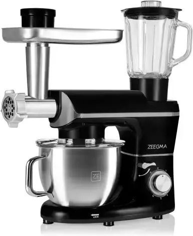 Zeegma Stand Mixer 1900W with Stainless Mixing Bowl 6.2lt