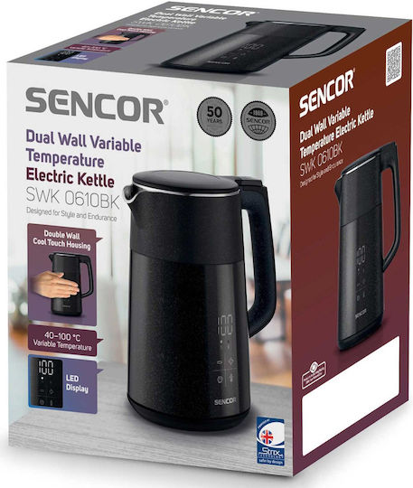 Sencor Kettle Travel Size 1.7lt 2200W Gray