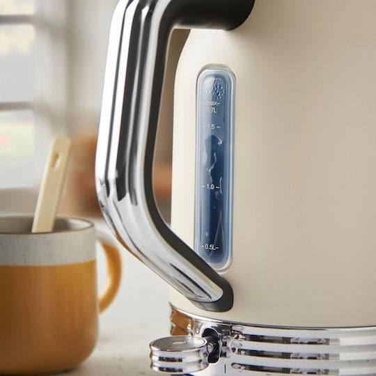 Russell Hobbs Hanley Retro Jasmine Reisekessel 1.7Es 2400W Grau