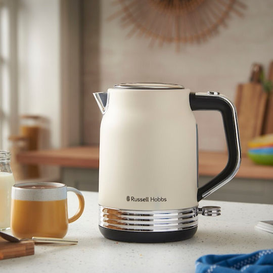 Russell Hobbs Hanley Retro Jasmine Reisekessel 1.7Es 2400W Grau