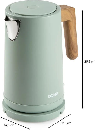 Domo Βραστήρας 1.7lt 2200W Πράσινος