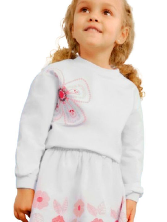 Kids' Skirt Floral Beige