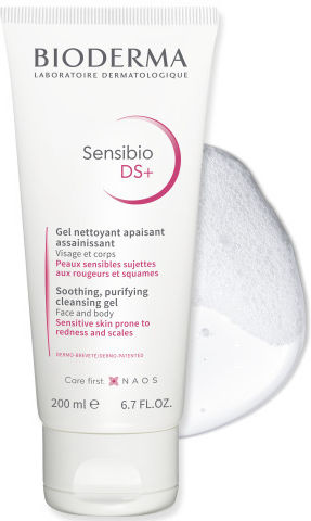 Bioderma Sensibio DS + Gel Καταπραϋντικό ζελ καθαρισμού για ευαίσθητο δέρμα με σμηγματορροϊκή δερματίτιδα