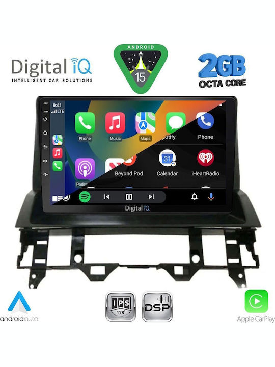 Digital IQ Car Audio System for Mazda 6 2002-2008 (Bluetooth/USB/WiFi/GPS/Apple-Carplay/Android-Auto) with Touch Screen 10"
