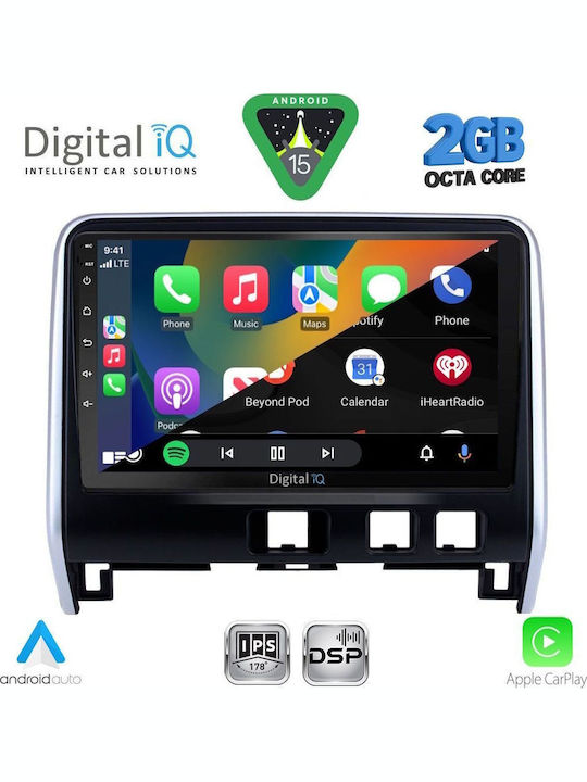 Digital IQ Car Audio System for Nissan Serena 2016-2022 (Bluetooth/USB/WiFi/GPS/Apple-Carplay/Android-Auto) with Touch Screen 10"