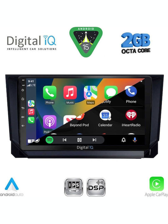 Digital IQ Car Audio System for Mazda CX-9 2006-2015 (Bluetooth/USB/WiFi/GPS/Apple-Carplay/Android-Auto) with Touch Screen 10"