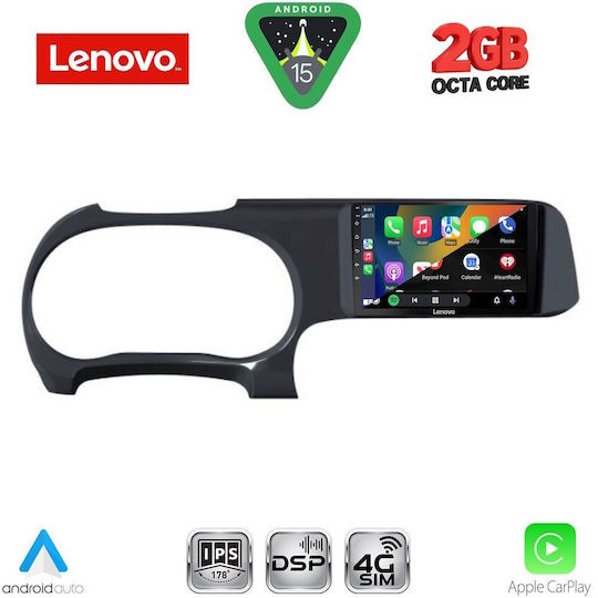 Lenovo Car Audio System for Hyundai i10 2020 (Bluetooth/USB/WiFi/GPS/Apple-Carplay/Android-Auto) with Touch Screen 9"