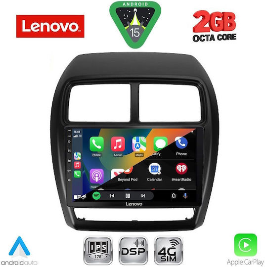 Lenovo Sistem Audio Auto pentru Mitsubishi Magazin online 2020-2023 (Bluetooth/USB/WiFi/GPS/Apple-Carplay/Android-Auto) cu Ecran Tactil 9"