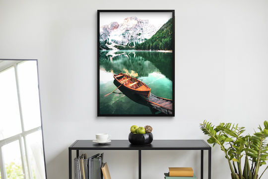 Decowalls Wandbild Berge Wald Dekoration Wohnzimmer Büro Schlafzimmer 70x100