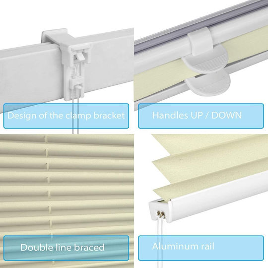 Roller Blinds Partial Blackout Beige W70xH130cm 38B30700
