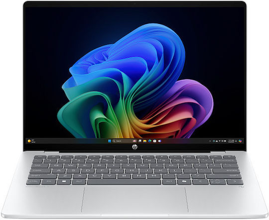 HP OmniBook 5 Next Gen AI 14-he0001nv 14" OLED FHD+ (Snapdragon-X Плюс X1P-42-100/16GB/1TB SSD/W11 Home) (Международна английска клавиатура)