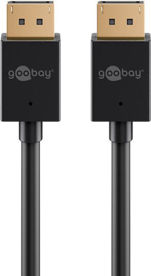 Goobay 77442 DisplayPort-Kabel Männlich - DisplayPort-Männlich 1m Schwarz